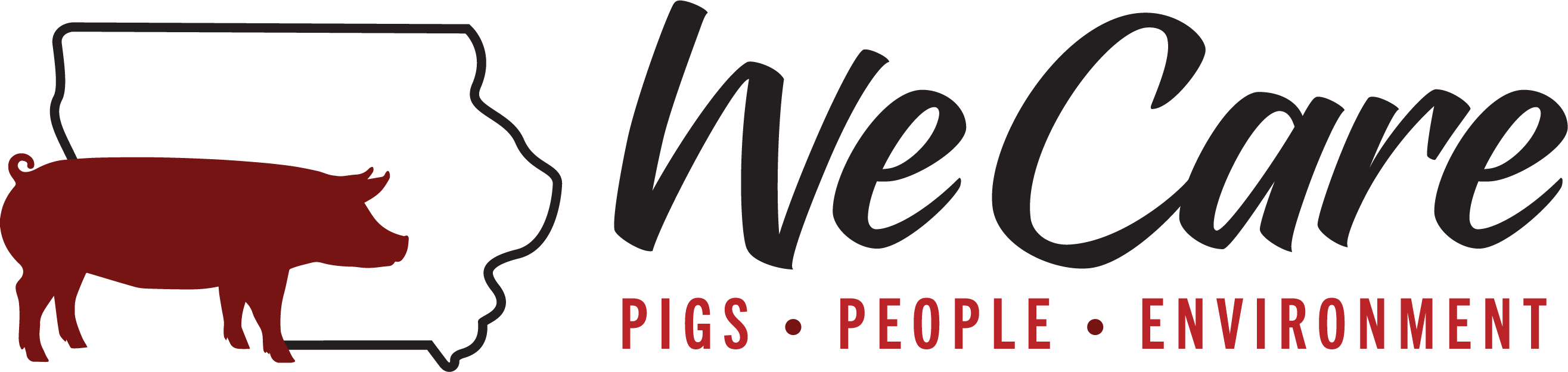 Iowa Pork We Care logo