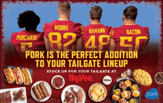 Hy-Vee Promotes 'Purchase Moore Hamann Bacon' Campaign
