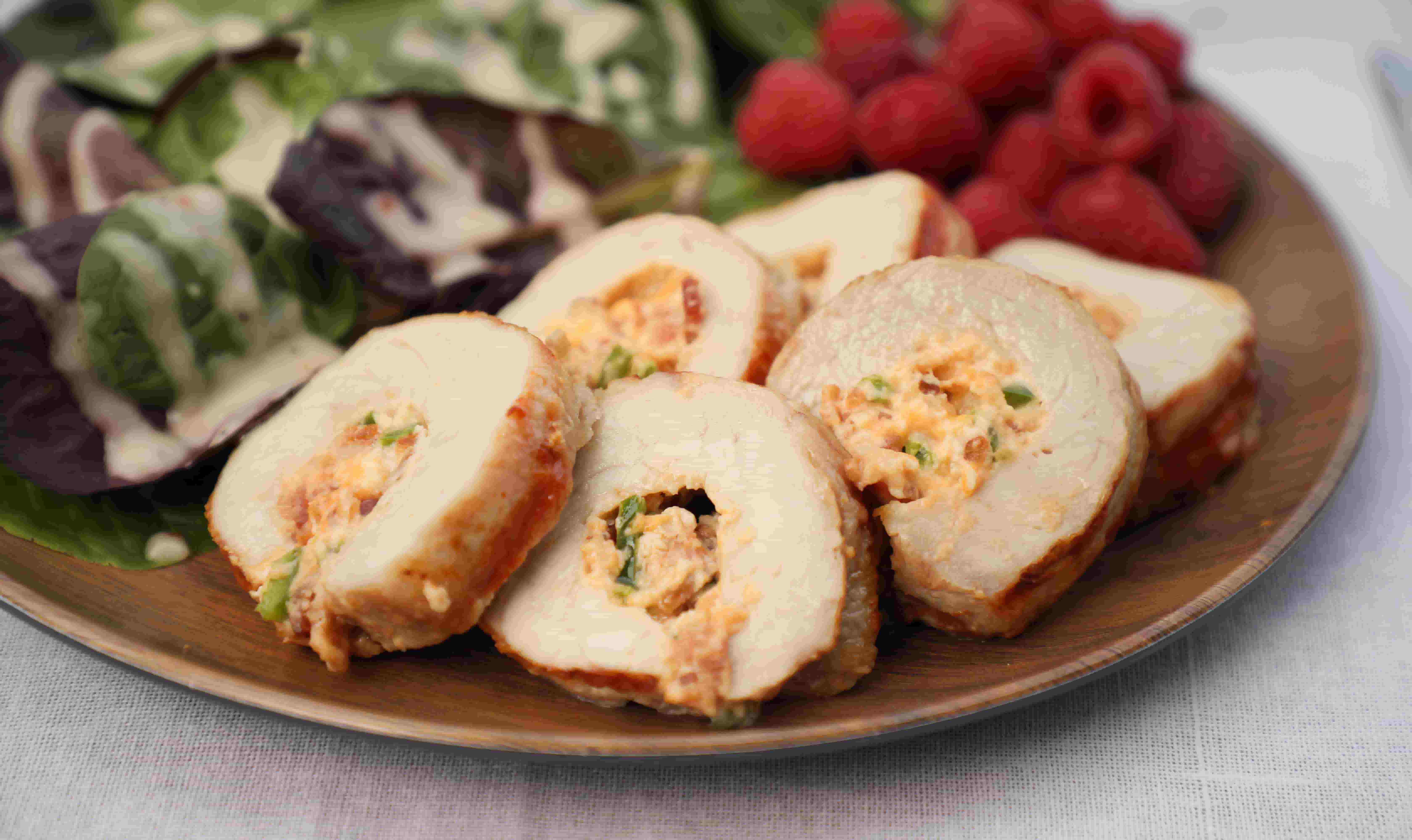 Jalapeño Popper Stuffed Pork Loin