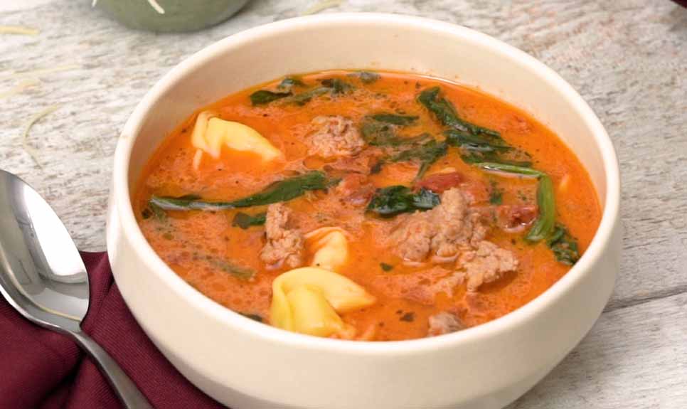 Sausage Tortellini Soup