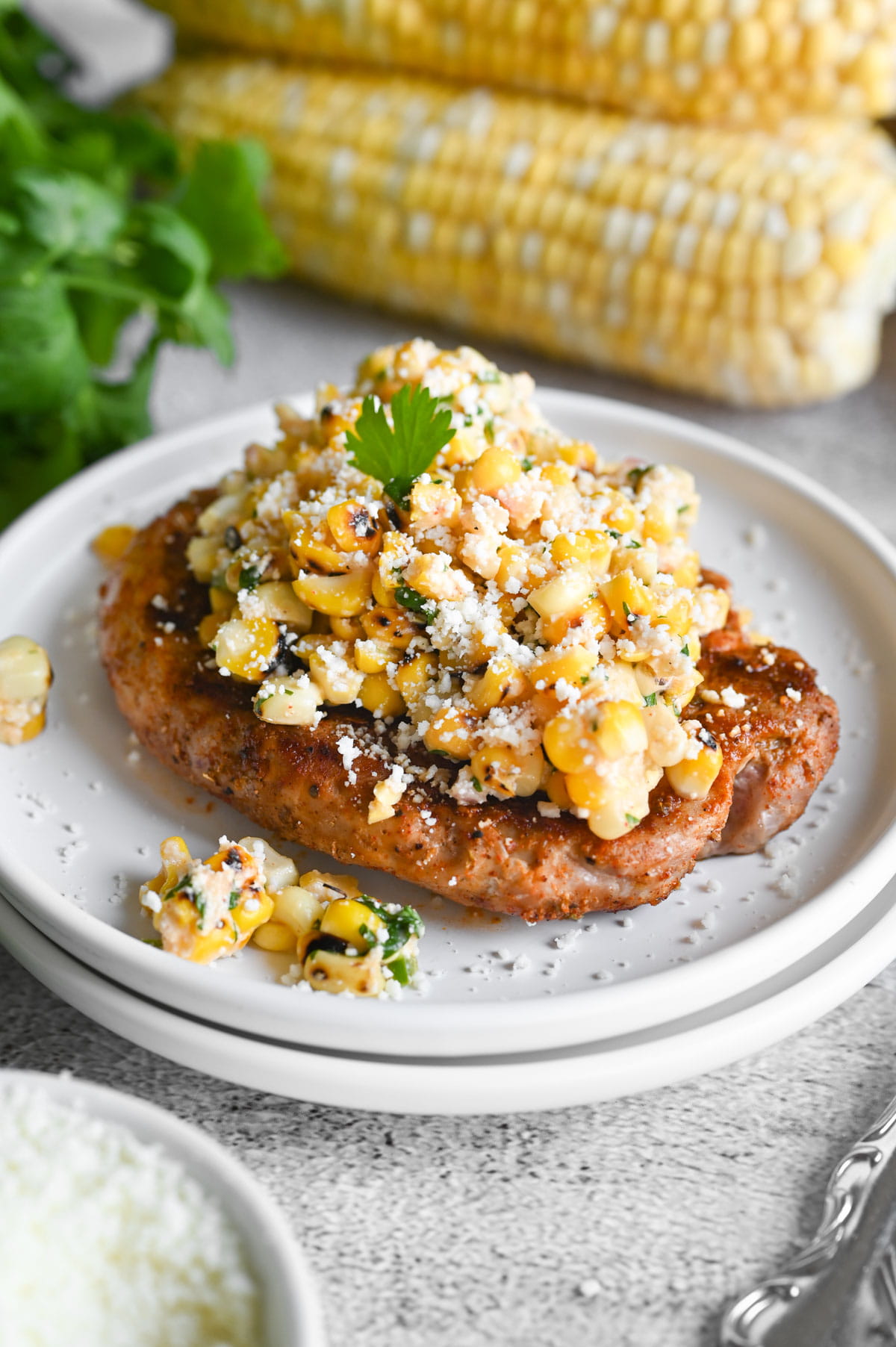 Street Corn Pork Chop
