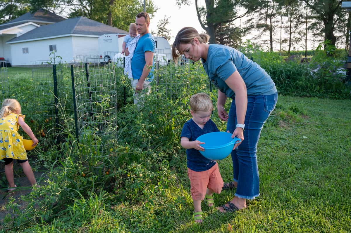 Veterinarian Dr. Cara Haden raises her family in the same community where she cares for pigs